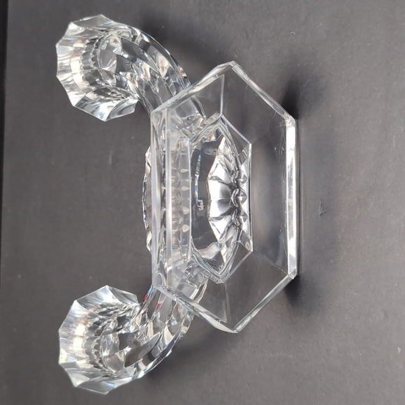 Vintage Val Saint Lambert Imperial Pattern Crystal Candle Holder. - Picture 6 of 9